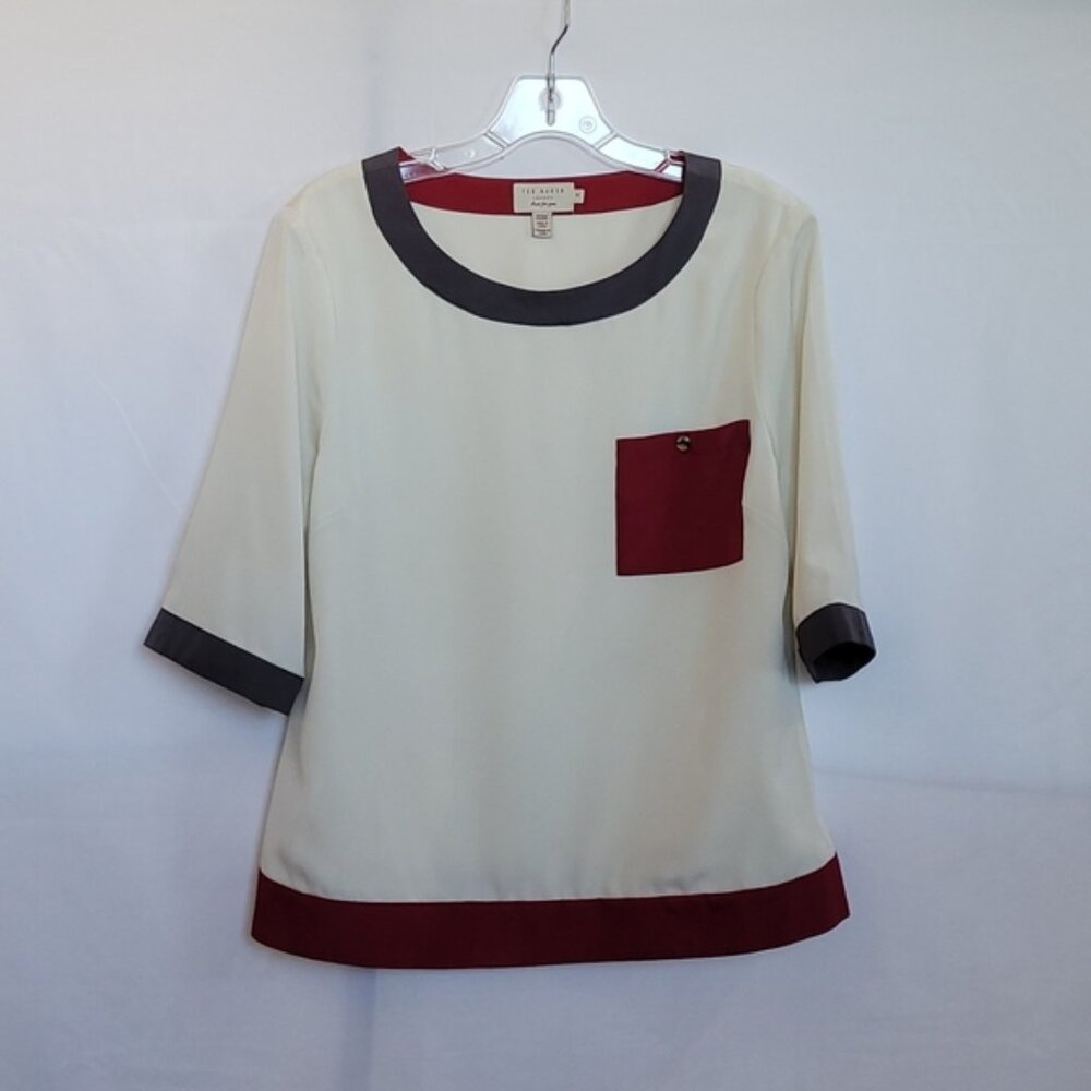 Ted Baker Color Block Blouse